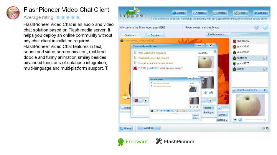 FlashPioneer Video Chat Client