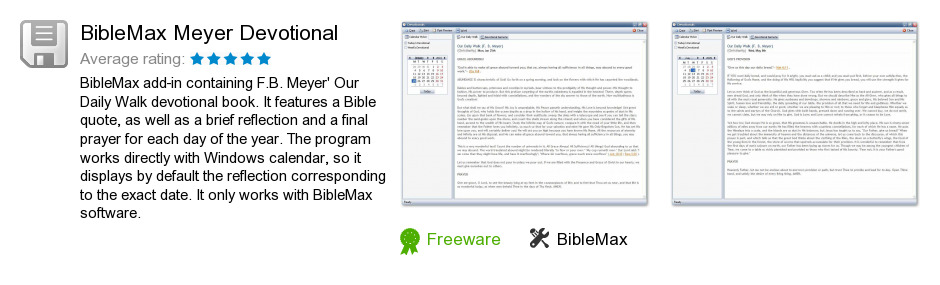 BibleMax Meyer Devotional