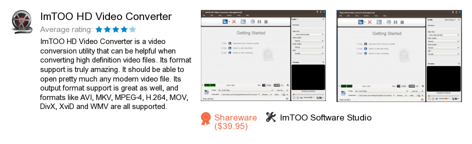 ImTOO HD Video Converter
