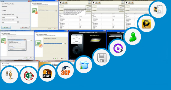 Software collection for Ms Excel 2007 3gp