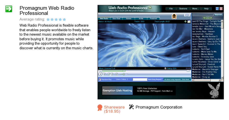 Promagnum Web Radio Professional
