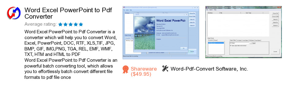 Word Excel PowerPoint to Pdf Converter