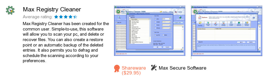 Max Registry Cleaner