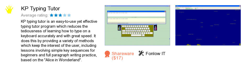 KP Typing Tutor