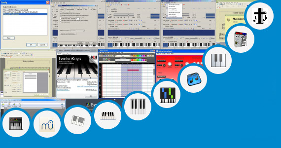 Software collection for Christian Songs Keyboard Notes