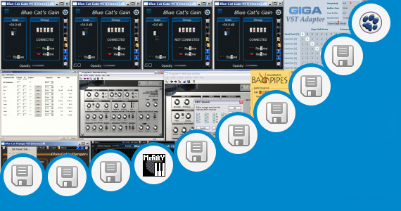 Software collection for Vst Plugins Nuendo 4