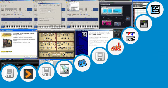 Software collection for Virtual Midi Keyboard Vst Plugin
