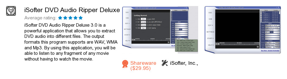 ISofter DVD Audio Ripper Deluxe