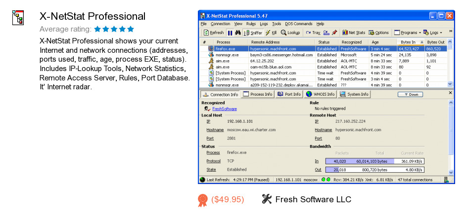 X-NetStat Professional
