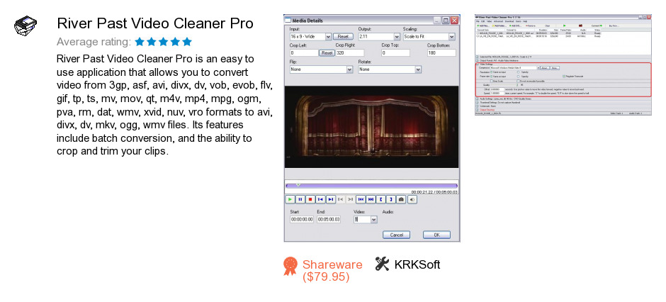 River Past Video Cleaner Pro