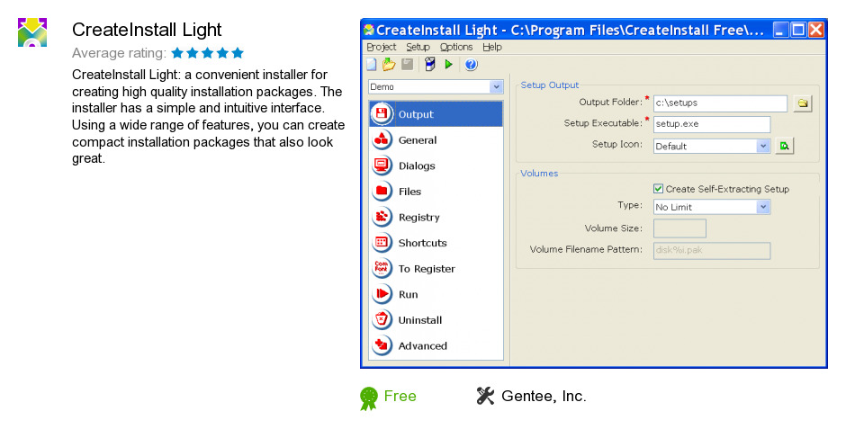 CreateInstall Light