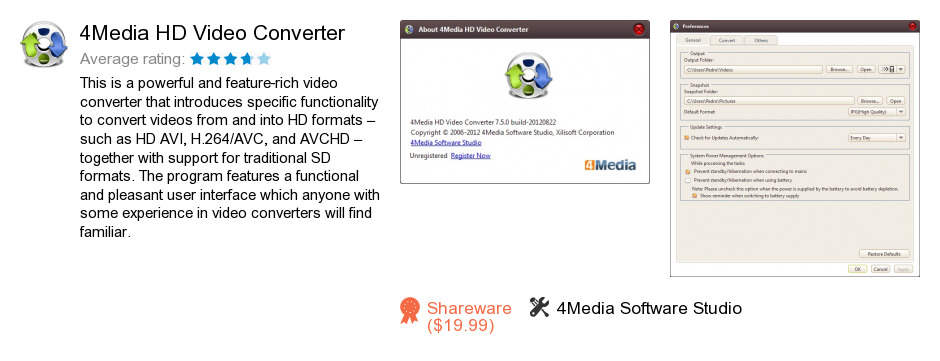 4Media HD Video Converter