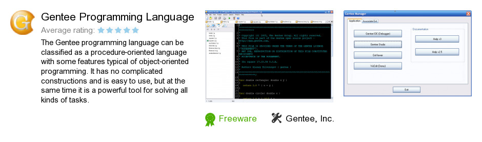 Gentee Programming Language