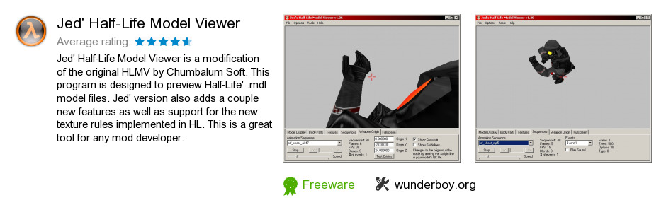Jed's Half-Life Model Viewer