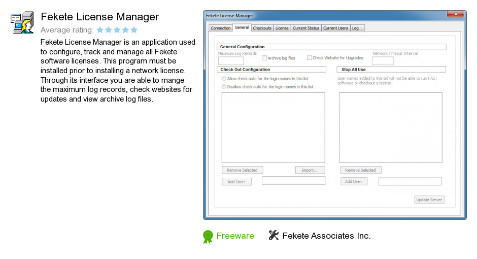 Fekete License Manager