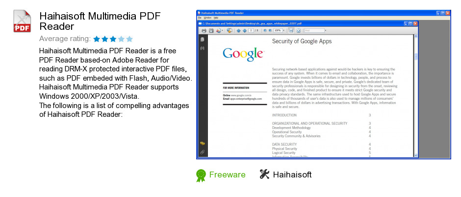 Haihaisoft Multimedia PDF Reader