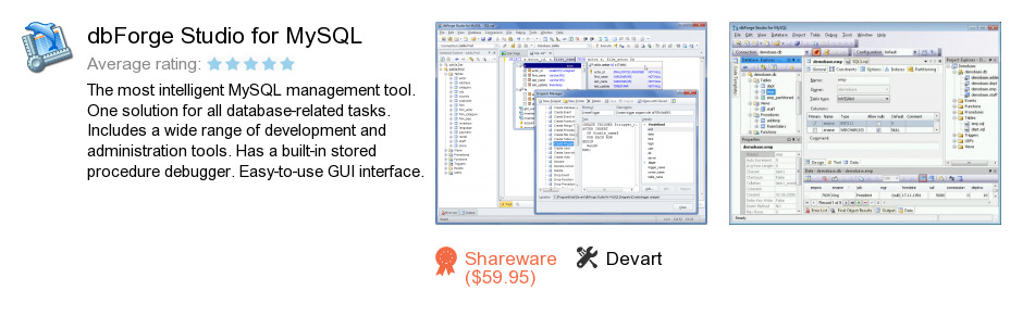 DbForge Studio for MySQL