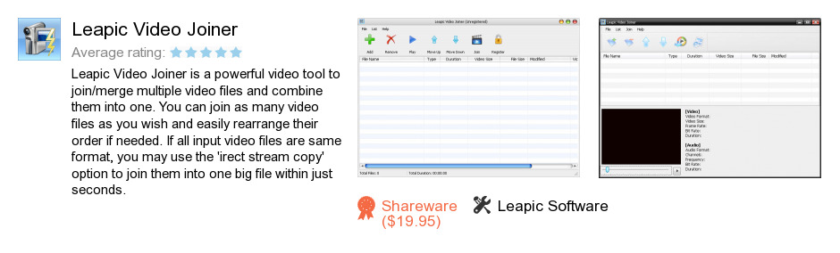 Leapic Video Joiner