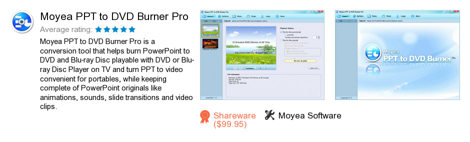 Moyea PPT to DVD Burner Pro