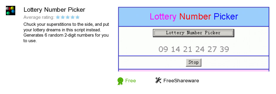 Lottery Number Picker