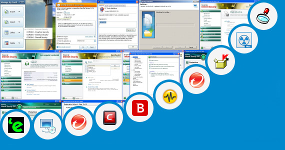 Software collection for Internet Antivirus