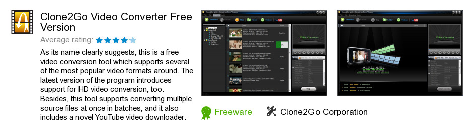Clone2Go Video Converter Free Version