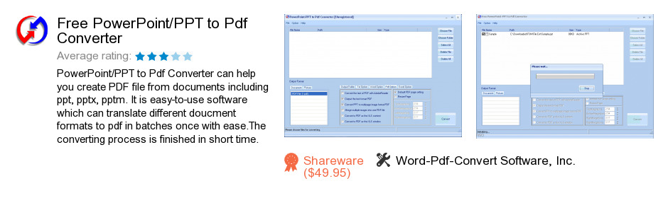 Free PowerPoint/PPT to Pdf Converter