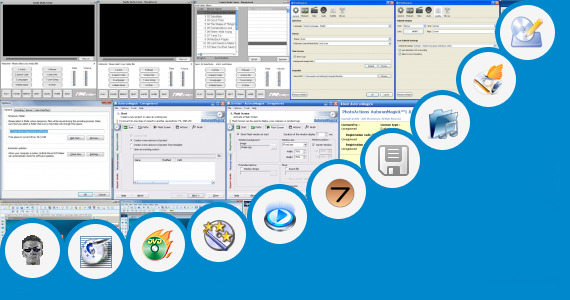 Software collection for Auto Play Menu Design