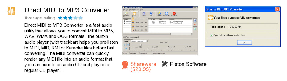 Direct MIDI to MP3 Converter