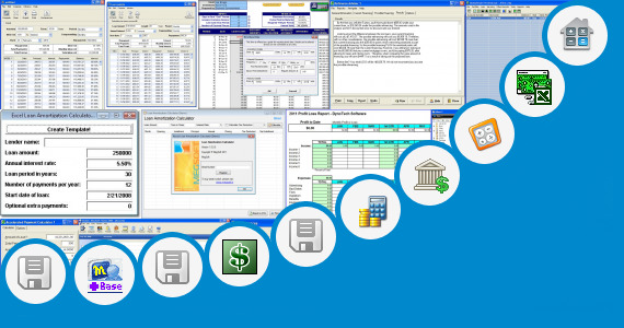 Software collection for Microfinance Loan Excel