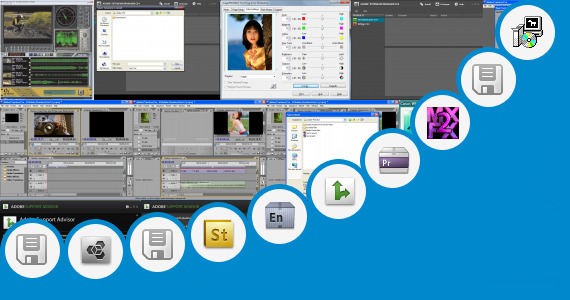Software collection for Adobe Premiere Cs4