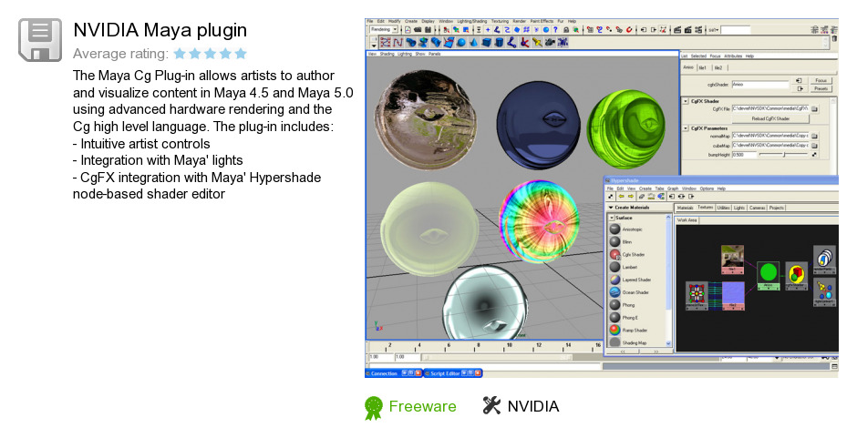 NVIDIA Maya plugin