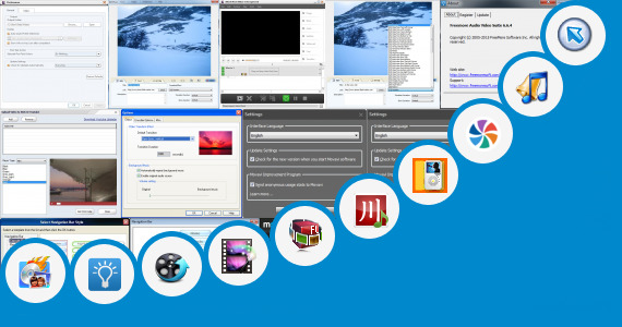 Software collection for Video Maker Editor 240 400