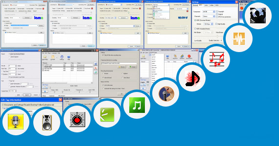 Software collection for Music Record Midi