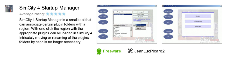 SimCity 4 Startup Manager