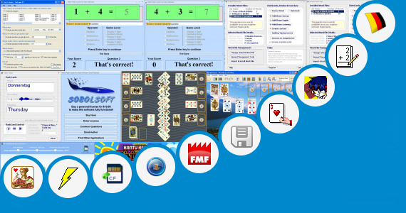 Software collection for English Flash Card For Kids Excel