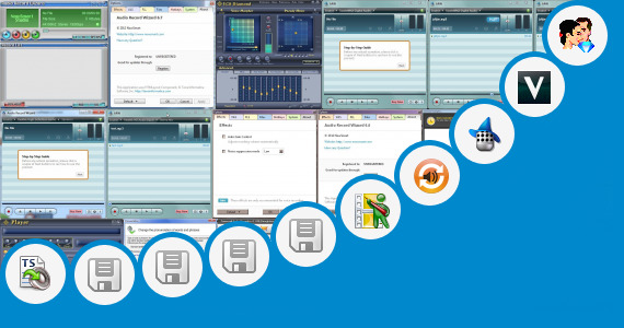 Software collection for Tamil Voice Real X Audio Videos