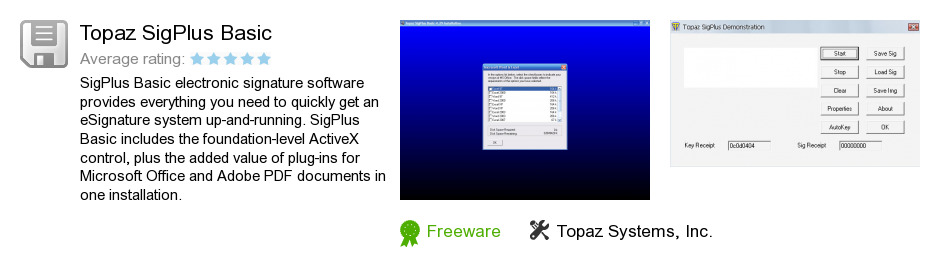 Topaz SigPlus Basic