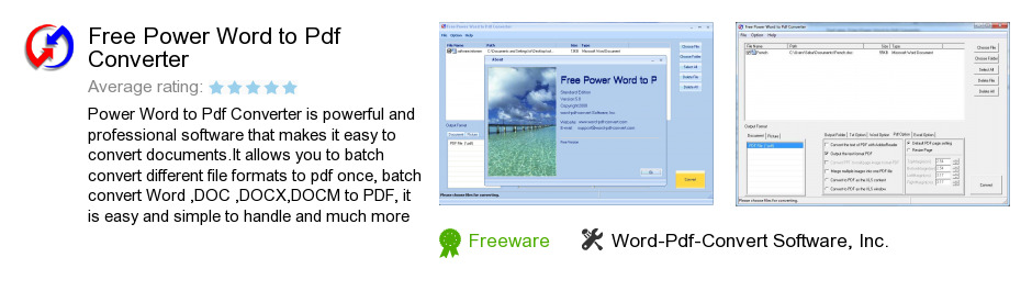 Free Power Word to Pdf Converter