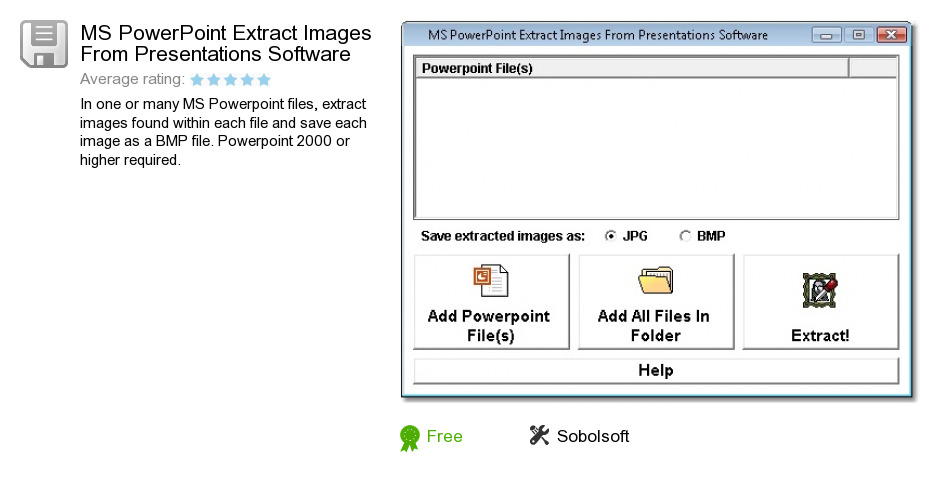 MS PowerPoint Extract Images From Presentations Software