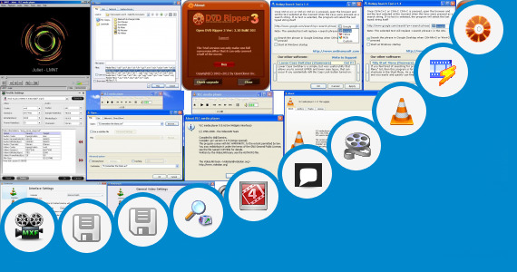 Software collection for Blue Open English Movies