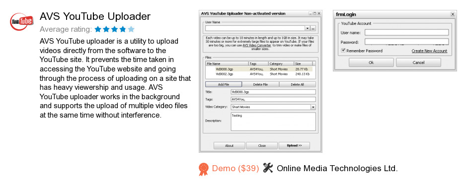 AVS YouTube Uploader