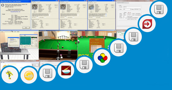 Software collection for Cnc Train Simulation System App