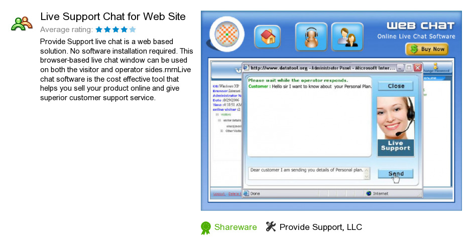 Live Support Chat for Web Site