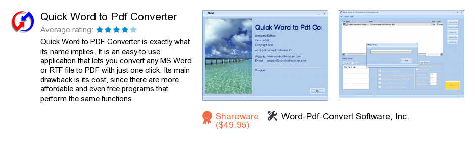 Quick Word to Pdf Converter