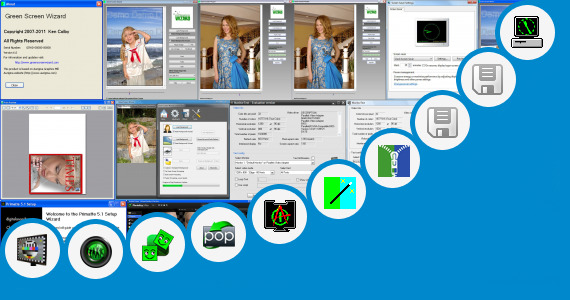Software collection for Ez Green Screen