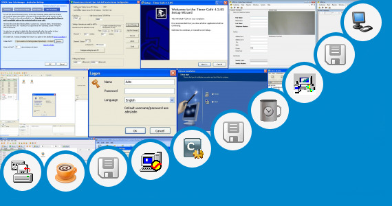 Software collection for Cyber Cafe Tagline