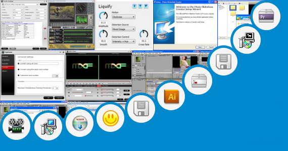 Software collection for Xplode Effect Adobe Premiere Cs3