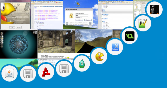 Software collection for Code For Creating A Game Like Gta Using Notepad