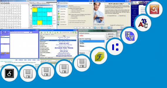 Software collection for Uc Bangla Font Set
